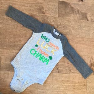 St. Patrick’s Day toddler onesie